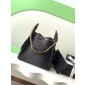 Chanel 25 Medium handbag - Black washed denim 