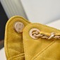 Chanel 25 Mini Bag in Suede Calfskin-Yellow