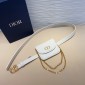 Cintura sottile Dior con borsa