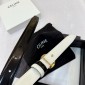 cintura celine Disc Buckle Reversible 25mm