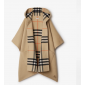 Burberry Reversible Check and Cashmere Hooded Cape 