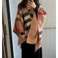 Burberry Classic Check Wool Cape 