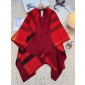 Burberry Classic Check Wool Cape 
