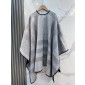 Burberry Check Wool Cape 