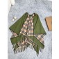 Burberry Reversible Check Wool Cape 