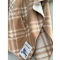 Burberry Check Wool Hooded Cape 