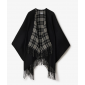 Burberry Reversible Check Wool Cape 