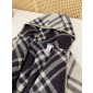 Burberry Reversible Check Wool Hooded Cape 