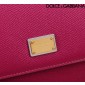 Authentic Quality- Dolce Gabbana Large Sicily Handbag in in Dauphine leather -Fuchsia
