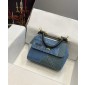 Authentic quality-Dolce Gabbana Medium Sicily Handbag in Denim 