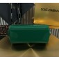 Authentic quality-Dolce Gabbana medium Sicily Handbag in Polished calfskin-Green