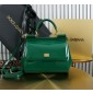 Authentic quality-Dolce Gabbana medium Sicily Handbag in Polished calfskin-Green