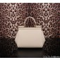 Authentic quality- Dolce Gabbana Medium Sicily Handbag in in Dauphine leather -Beige