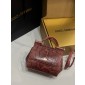 Authentic quality- Dolce Gabbana Medium Sicily Handbag  in python skin-Pink