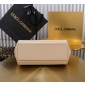 Authentic Quality-Dolce Gabbana Medium Sicily Handbag in Polished calfskin- Beige