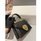 Dolce Gabbana Small Smooth Calfskin Devotion bag-Black
