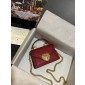 Dolce Gabbana Small Smooth Calfskin Devotion bag-Red