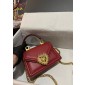 Dolce Gabbana Small Smooth Calfskin Devotion bag-Red