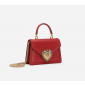 Dolce Gabbana Small Smooth Calfskin Devotion bag-Red