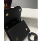 Dolce Gabbana Calfskin DG logo crossbody bag-Black