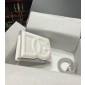 Dolce Gabbana Calfskin DG logo crossbody bag-White