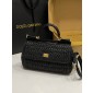 Authentic quality- Dolce Gabbana Elongated Sicily handbag in Raffia