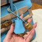Hermes Birkin 25 / 30  in Epsom Leather-Celeste