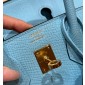 Hermes Birkin 25 / 30  in Epsom Leather-Celeste