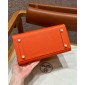 Hermes Birkin 25 /  30  in Epsom Leather-Orange
