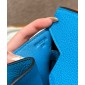 Hermes Birkin35 in Togo Leather -Blue frida