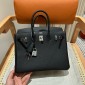 Hermes Birkin 25 / Birkin 30  in Togo Leather-Black