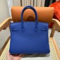Hermes Birkin 25 / Birkin 30  in Togo Leather-Blue Hydra