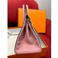 Pre-ordered Birkin 25 / 30  in Ostrich Leather- Grey/Pink