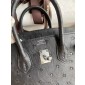Pre-ordered Birkin 25 / 30  in Ostrich Leather- Black