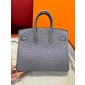 Pre-ordered Birkin 25 / 30  in Ostrich Leather- Girs Agate
