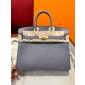 Pre-ordered Birkin 25 / 30  in Ostrich Leather- Girs Agate