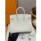 Pre-ordered Birkin 25 / 30  in Ostrich Leather- Cream white