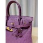 Pre-ordered Birkin 25 / 30  in Ostrich Leather- Purple