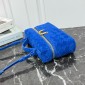 Blue Royal Intrecciato Suede Bang Bang Vanity Case 