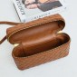 Amber Intrecciato leather Bang Bang Vanity Case 