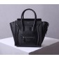 Celine Large Luggage Handbag In Drummed Calfskin 