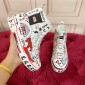 Dolce Gabbana Unisex High Top Sneaker, Size 35-45