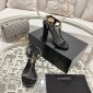 Chanel Lambskin Sandals, Heel 8.5cm,  Size 35-42
