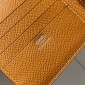 Hermes Portafoglio compatto in vitello Epsom-Gold
