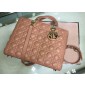 Pelle di agnello Cannage Borsa Grande Lady Dior 