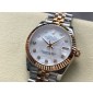 Rolex Datejust 28mm, 31mm, Oystersteel , Diamonds, 18K rose gold