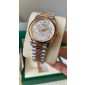 Rolex Datejust 31mm, Oystersteel, Diamonds, 18K rose gold