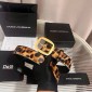 Cintura in pelle dolce Gabbana 4.0 cm