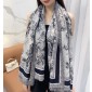 Dior Silk and Cashmere Shawl/Scarf