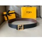 Fendi Cintura Reversable 4.0 cm in pelle 